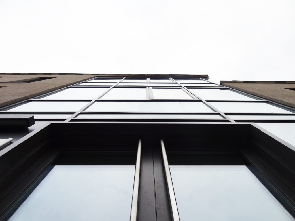 Completed office building